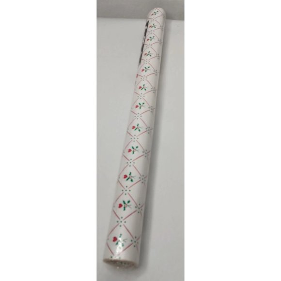 Vtg ConTact Brand Self Adhesive Plastic Shelf Liner Roll Red Mistleheart 1986 - Picture 9 of 10